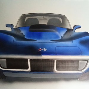 C3 Corvette Blue