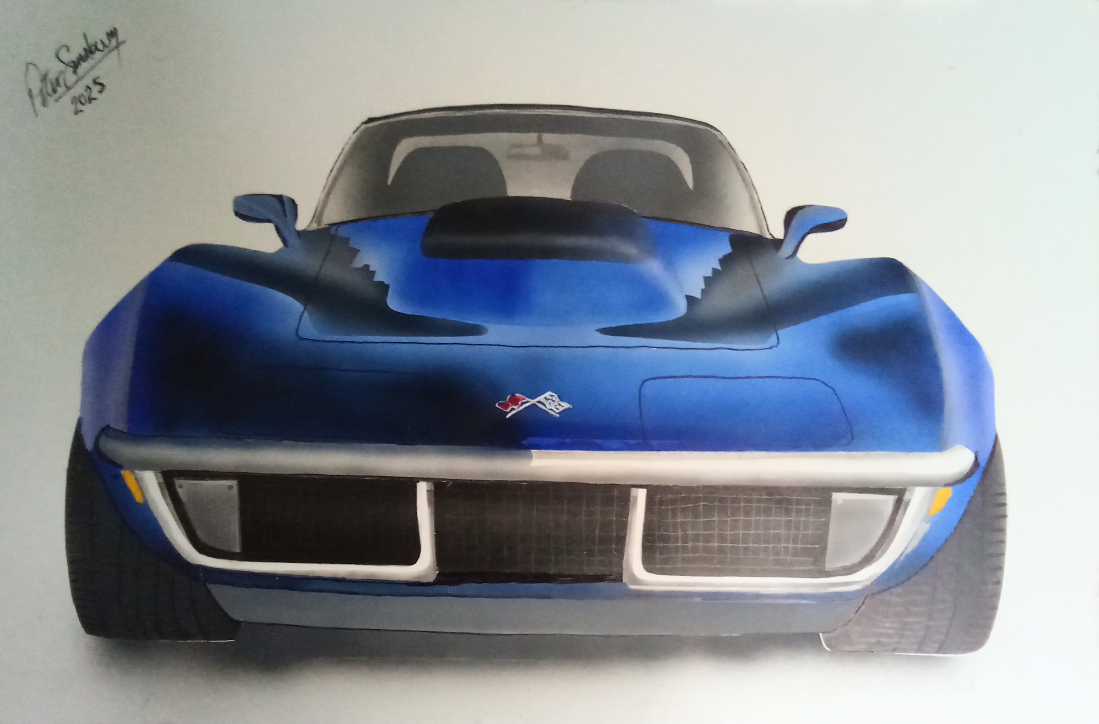 C3 Corvette Blue